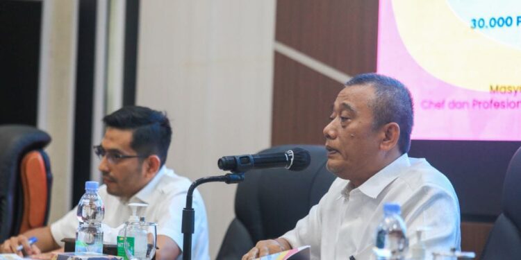 Festival Kuliner Medan 2024 Digelar 10-14 September, Diikuti 140 Tenant 1 Rapat persiapan Festival Kuliner Medan 2024.