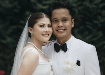 Anthony Sinisuka Ginting dan kekasihnya, Mitzi Abigail Purnama resmi menikah.