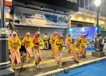 Event Kolaborasi Budaya yang digelar Pemko Medan melalui Dinas Pendidikan dan Kebudayaan Kota Medan di Kesawan, Sabtu (5/10/24) malam.