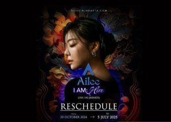 Poster konser Ailee bertajuk Ailee, I AM: HERE Live in Jakarta.