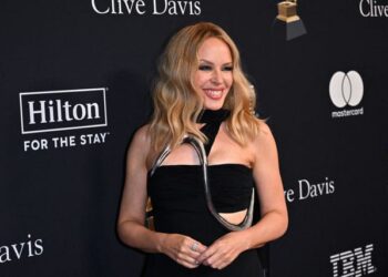 Penyanyi Kylie Minogue.