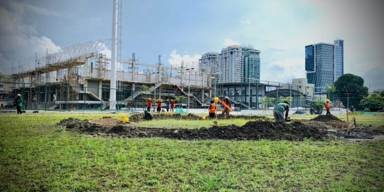 Revitalisasi Stadion Kebun Bunga.