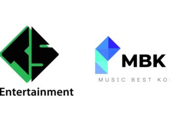Logo TS Entertainment yang Berubah menjadi MBK Company.