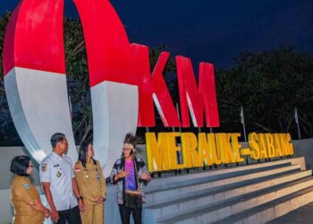 Sandiaga Salahuddin Uno, menggali potensi wisata yang berada di Kawasan 0 KM Merauke, Papua Selatan, sebagai upaya meningkatkan kunjungan wisatawan.