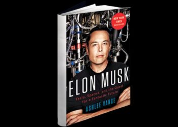 Sampul buku biografi Elon Musk: Tesla, SpaceX, and the Quest for a Fantastic Future yang ditulis oleh Ashlee Vance.