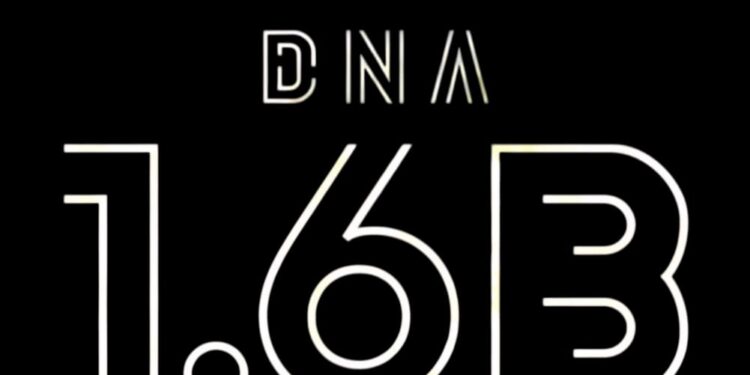 Video Musik DNA BTS Lampaui 1,6 Miliar Penayangan di YouTube 1 Video musik 'DNA' BTS melampaui 1,6 miliar penayangan di YouTube.