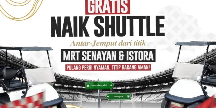 Permudah Akses ke GBK, PSSI Sediakan Shuttle Gratis Buat Garuda Fans 1 Ilustrasi.
