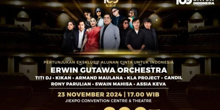 Blibli Jadi Partner Resmi Penjualan Tiket Konser Malam 100 Cinta, Cek Harganya 1 Konser musik Smartfren Malam 100 Cinta, yang akan digelar Sabtu (23/11) di JIExpo Convention Centre & Theatre, Jakarta Pusat.