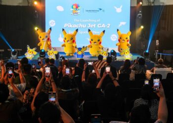 Peluncuran desain thematic livery Pikachu Jet GA-2 yakni karakter Pikachu berkemeja batik yang diaplikasikan di dua sisi pesawat wide body Airbus A330-300 Garuda Indonesia.