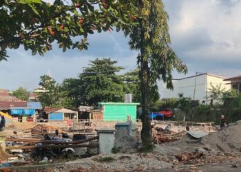 Revitalisasi Pasar Simalingkar di Jalan Jahe Raya, Kelurahan Mangga, Kecamatan Medan Tuntungan.