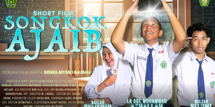 Poster film pendek Songkok Ajaib.