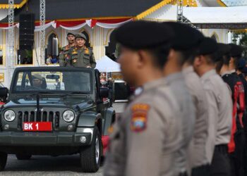 Apel Gelar Pasukan Ketertiban Umum dan Ketentraman Masyarakat, serta Perlindungan Masyarakat, dalam Menyambut Nataru 2024/2025.
