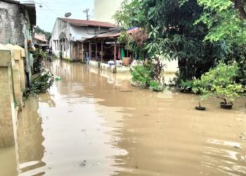 Banjir di Medan.
