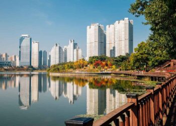 Kota Suwon, Korea Selatan.