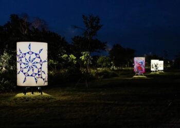 Ilustrasi pameran seni transformatif bertajuk 'Constellations H20' yang digelar di Kawasan Ekonomi Khusus (KEK) Kura Kura Bali.