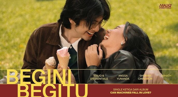 Video musik lagu Maliq & D'Essentials "Begini Begitu" yang menampilkan Angga Yunanda dan Shenina Cinnamon serta band metal Avhath.