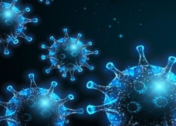 Ilustrasi virus.
