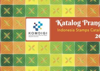 Komdigi meluncurkan Katalog Prangko 2025.