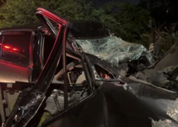 Kecelakaan maut terjadi di Jalan Tol Belmera, tepatnya di titik KM 8.500 Jalur A.