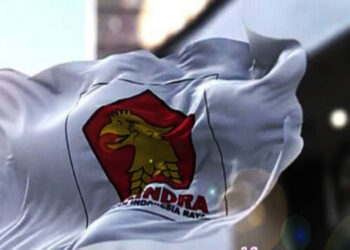 Bendera Gerindra.