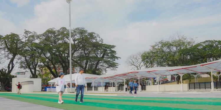 Lapangan Merdeka Setelah direvitalisasi.