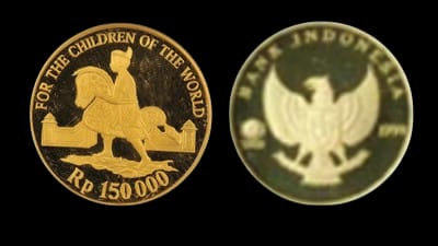 BI Cabut Uang Rupiah Khusus Seri For The Children of The World TE 1999 1 Uang Rupiah Khusus Seri For The Children of The World Tahun Emisi (TE) 1999 pecahan Rp150.000 dan Rp10.000.