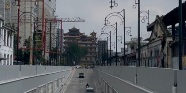 Pasca Dibangunnya Underpass HM Yamin, Warga Akui Kemacetan Jauh Berkurang 1 Underpass Jalan HM Yamin.