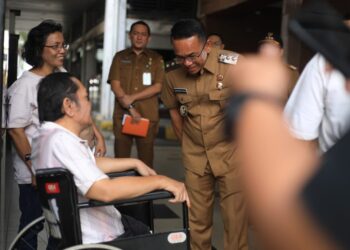 Wakil Wali Kota Medan, Zakiyuddin Harahap, melakukan peninjauan ke RSUD Dr. Pirngadi Medan.