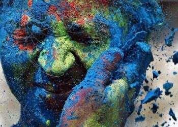 Ilustrasi Festival Holi.