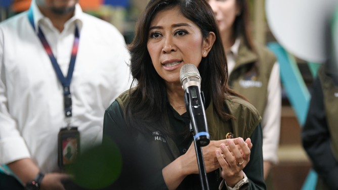 Data Center Microsoft Pertama di RI Resmi Dibuka, Bidik Dampak Ekonomi Rp41 Triliun 1 Menteri Komunikasi dan Digital (Menkomdigi), Meutya Hafid.
