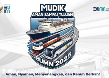 Grafis Mudik Gratis bersama BUMN 2025.