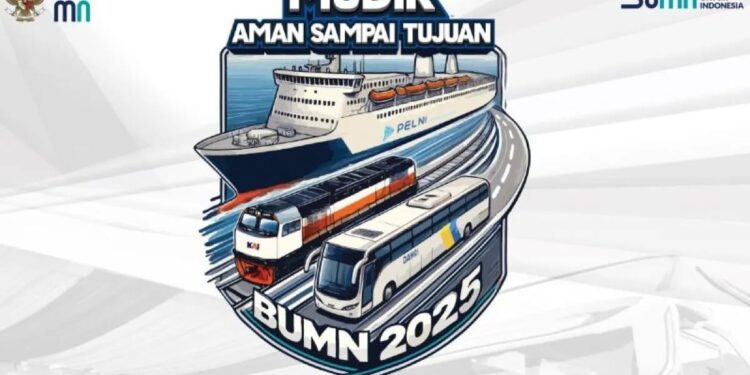 Grafis Mudik Gratis bersama BUMN 2025.