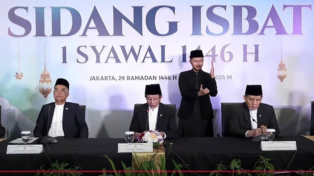 Pemerintah Tetapkan Idulfitri 2025 Jatuh pada 31 Maret 1 Sidang Isbat Kemenag 1 Syawal 1446 H.