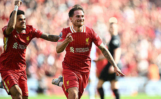 Liverpool Juara Liga Inggris 2024-2025 1 Liverpool dipastikan menjadi juara Liga Inggris 2024-2025 setelah mengalahkan Tottenham Hotspur dengan skor 5-1 pada laga di Stadion Anfield, Minggu (27/4) malam WIB.