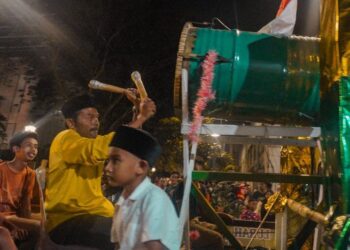 Perhelatan Malam Takbiran Idulfitri 1446 H dan Pawai Kendaraan Hias Pemko Medan.