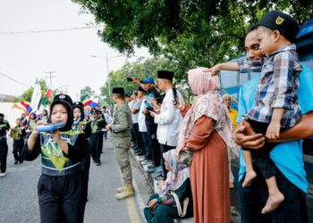 Pawai Taaruf MTQ ke-58 Tingkat Kota Medan tahun 2025.