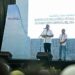 Bobby Nasution saat menghadiri May Day Fair 2025, di Gedung Serba Guna (GSG), Jalan Williem Iskandar Nomor 9, Kabupaten Deliserdang, Kamis (1/5/2025).