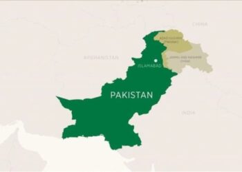 Ilustrasi perbatasan India dan Pakistan.