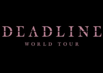 Logo tur dunia BLACKPINK bertajuk Deadline.