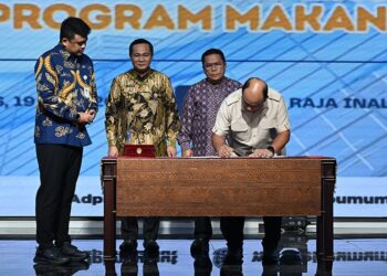 Penandatanganan Nota Kesepahaman BGN dengan 33 Pemerintah Kabupaten/Kota se-Sumut, tentang Sinergi dan Kerja Sama dalam Kegiatan Program MBG.