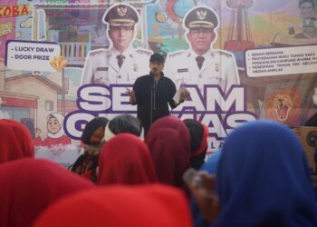 Wali Kota Medan, Rico Waas mengapresiasi antusias masyarakat mengikuti Senam Germas.