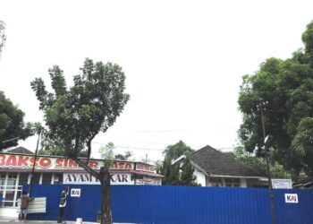 Eksekusi aset milik PT KAI yang sebelumnya dikuasai pihak lain di Jalan Perintis Kemerdekaan Nomor 26 dan 28, Kota Medan.