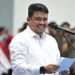 Bobby Nasution membuka Kerjurda Bola Tangan Provinsi Sumut 2025 di GOR Futsal Dispora Sumut.