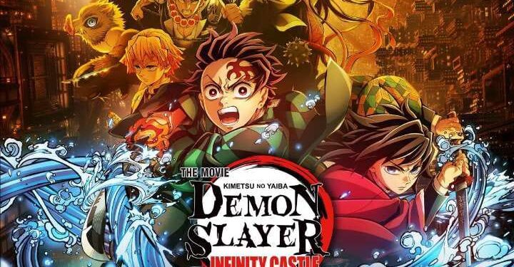 Poster film "Demon Slayer: Kimetsu no Yaiba Infinity Castle".