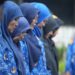 ASN Kemenag mengikuti upacara Hari Sumpah Pemuda di kantor Kemenag.