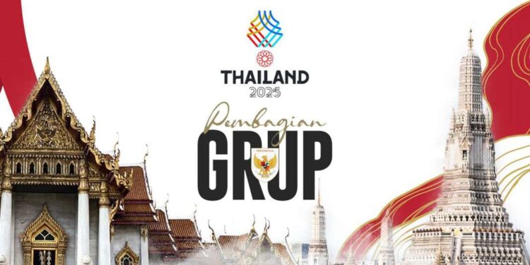 Hasil Drawing SEA Games 2025 Thailand 1 Ilustrasi.