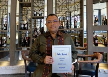Grand Mercure Medan Angkasa meraih penghargaan dari Trip.com dengan kategori Hotel Premium Terbaik.