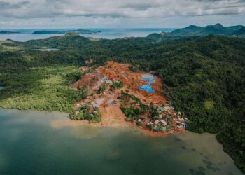 Kondisi perairan Pulau Sangihe.
