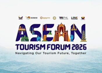 Logo Pertemuan ke-13 Menteri Pariwisata ASEAN–India (M-ATM Plus India).