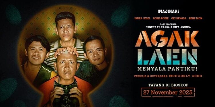 Salip JUMBO, Agak Laen: Menyala Pantiku! Jadi Film Indonesia Terlaris 1 Poster Agak Laen: Menyala Pantiku!.